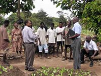 Group discussion in East Africa